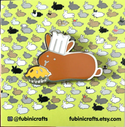 Baker Bunny with Pie Pin