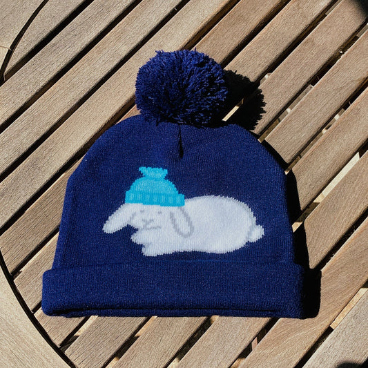 Beanie Bunny Beanie (Navy Blue)