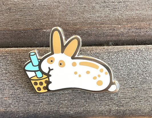 Boba Bunny Pin